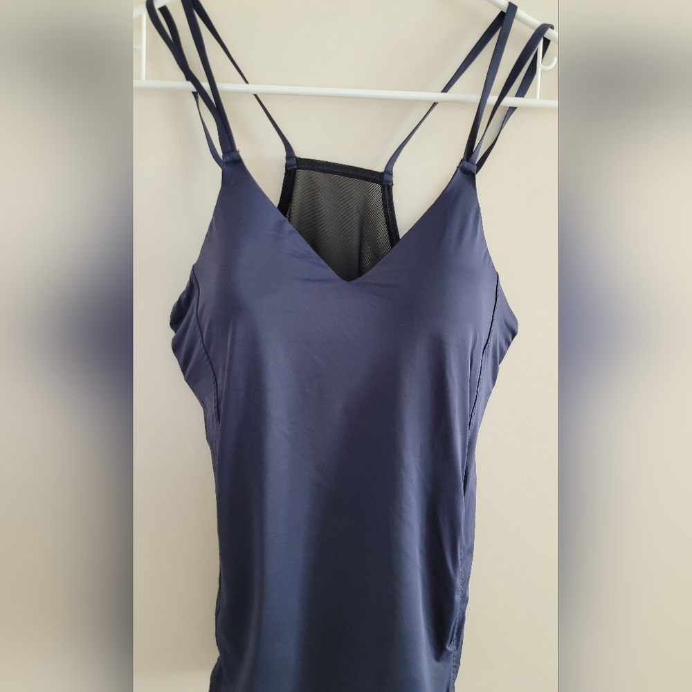 Women's Navy Strappy Top